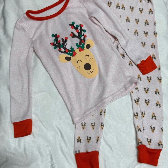 Ricrac Ruffle Christmas Dress Toddler Size 3 & PJ Essentials Christmas PJ’s SZ 3 - Picture 4 of 6